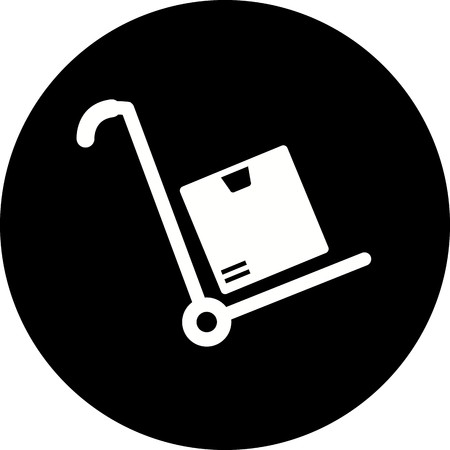 Vector Trolley Iconのイラスト素材