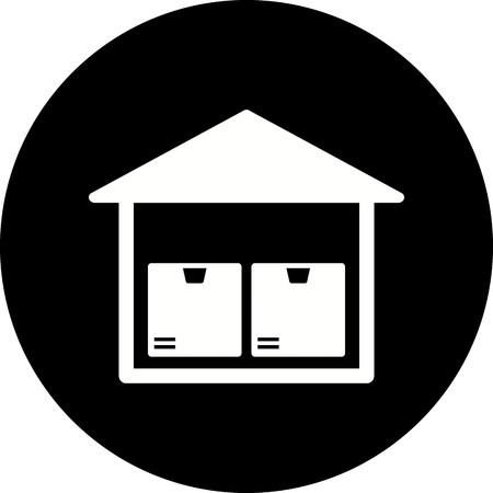 Vector Storage Unit Iconのイラスト素材