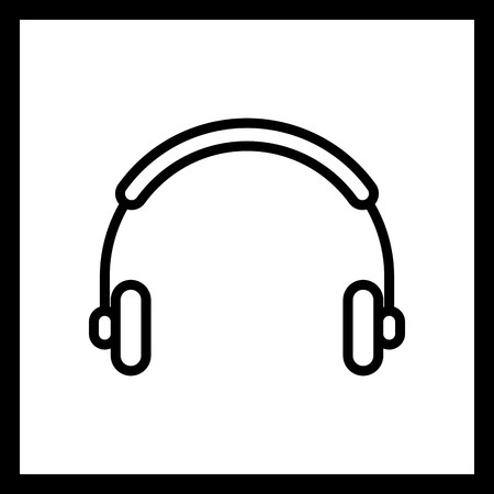 Vector Headphones Iconのイラスト素材
