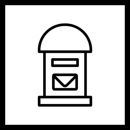 Vector Postbox Iconのイラスト素材