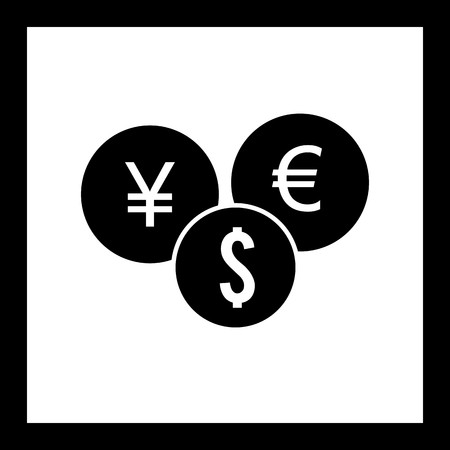 Vector Currencies Iconのイラスト素材