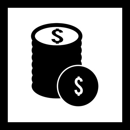 Vector Coins Iconのイラスト素材