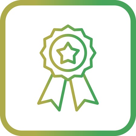 Vector Ribbon Iconのイラスト素材