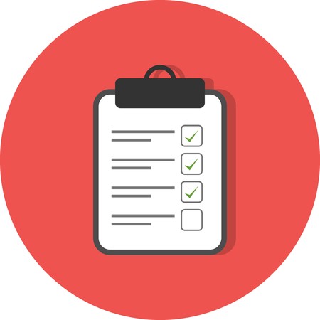 Vector Checklist Iconのイラスト素材