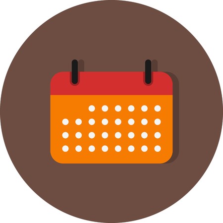 Vector Calendar Iconのイラスト素材