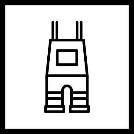 Vector Dungarees Iconのイラスト素材