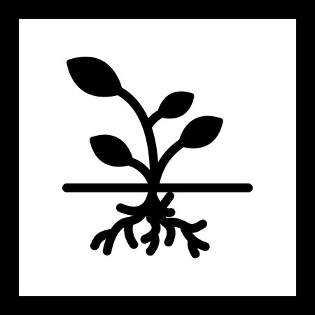 Vector Root Iconのイラスト素材