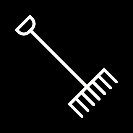 Vector Rake Iconのイラスト素材