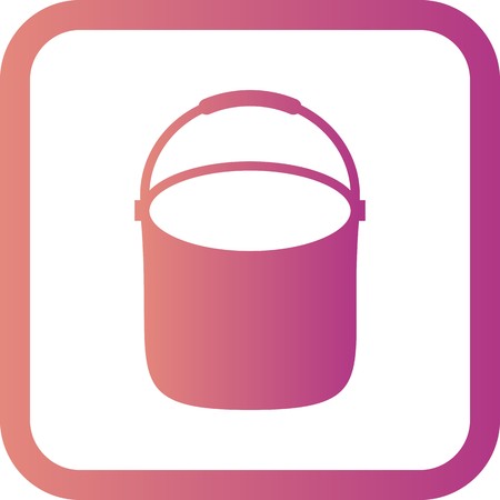 Vector Pail Iconのイラスト素材