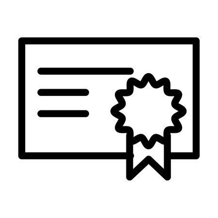 Diploma Vector Icon Sign Icon Vector Illustration For Personal And Commercial Use... Clean Look Trendy Icon...のイラスト素材