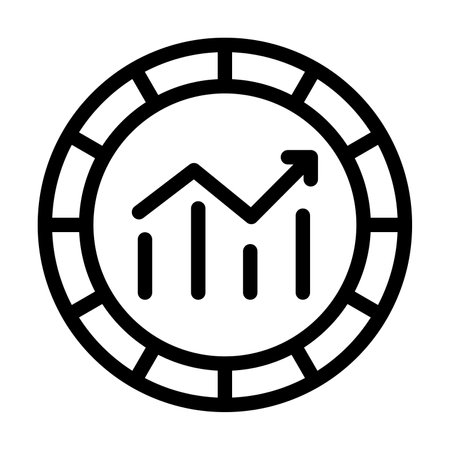 Market Trends Vector Icon Sign Icon Vector Illustration For Personal And Commercial Use... Clean Look Trendy Icon...のイラスト素材