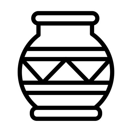 Pot Vector Icon Sign Icon Vector Illustration For Personal And Commercial Use... Clean Look Trendy Icon...のイラスト素材