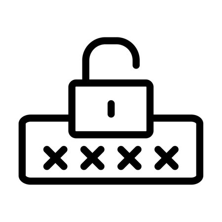 Broken Password Vector Icon Sign Icon Vector Illustration For Personal And Commercial Use... Clean Look Trendy Icon...のイラスト素材