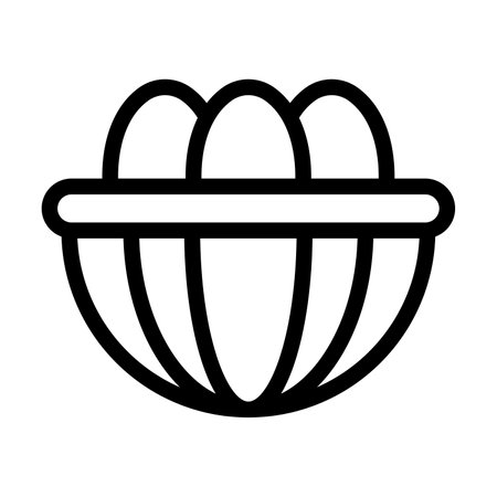 Eggs Basket Vector Icon Sign Icon Vector Illustration For Personal And Commercial Use... Clean Look Trendy Icon...のイラスト素材