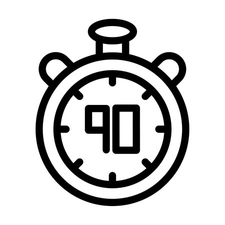 Football Time Vector Line Icon Designのイラスト素材