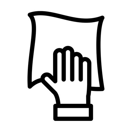 Dusting Vector Line Icon Designのイラスト素材