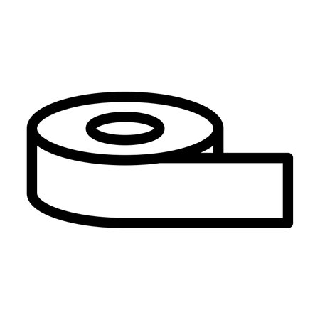 Duct Tape Vector Line Icon Designのイラスト素材