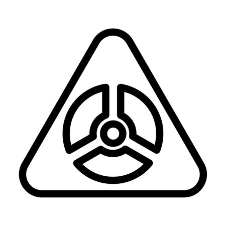 Dangerous Goods Vector Line Icon Designのイラスト素材