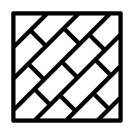 Floor Vector Line Icon Designのイラスト素材