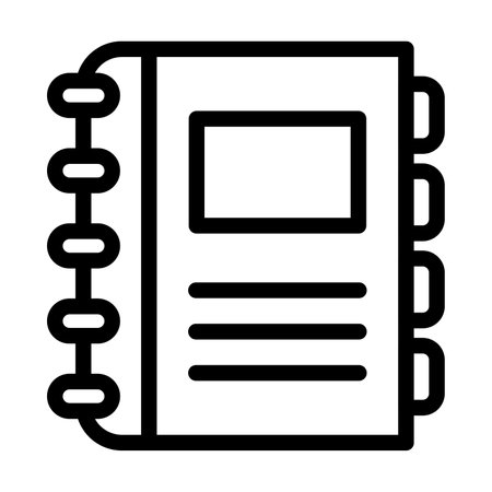 Diary Icon Designのイラスト素材