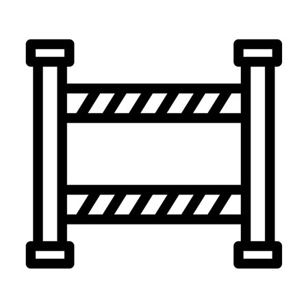 Police Line Icon Designのイラスト素材