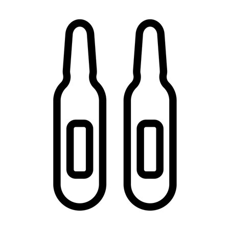 Ampoule Icon Designのイラスト素材