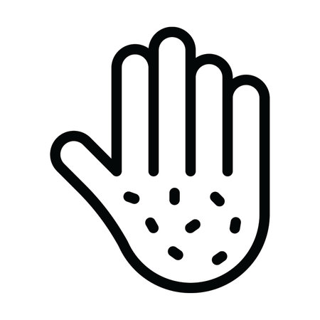 Skin Disease Icon Designのイラスト素材