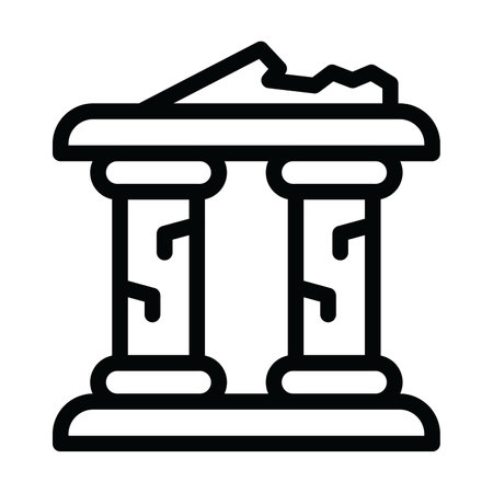 Ruined Icon Designのイラスト素材