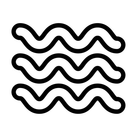Wave Icon Designのイラスト素材