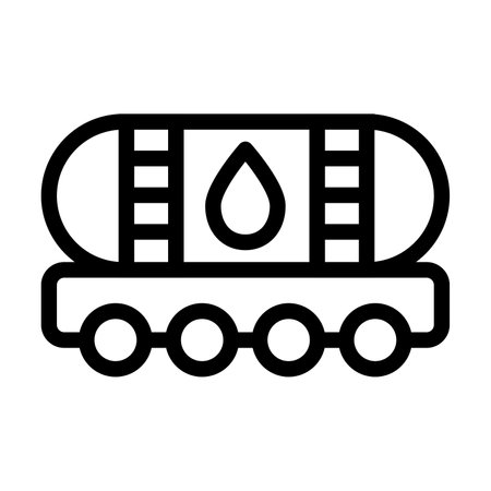 Oil Tank Icon Designのイラスト素材