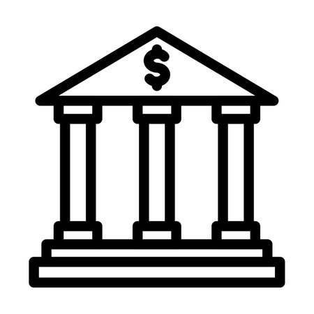 Bank Icon Designのイラスト素材