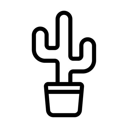 Cactus Icon Designのイラスト素材