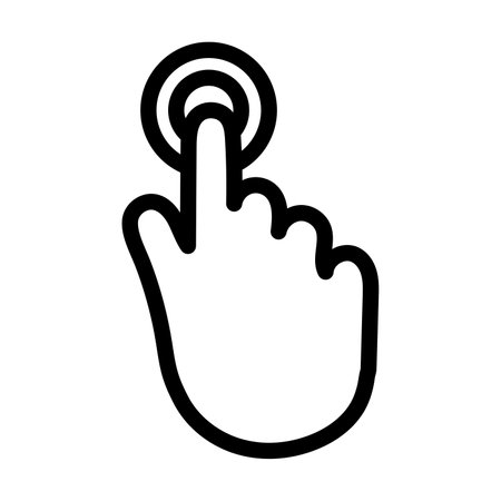 Tap Icon Designのイラスト素材