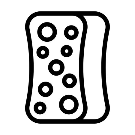 Sponge Vector Thick Line Icon For Personal And Commercial Use.の写真素材