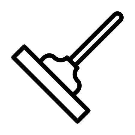Squeegee Vector Thick Line Icon For Personal And Commercial Use.の写真素材