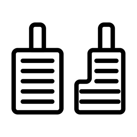 Car Pedals Vector Thick Line Icon For Personal And Commercial Use.のイラスト素材