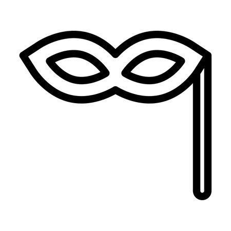 Eye Mask Vector Thick Line Icon For Personal And Commercial Use.の写真素材