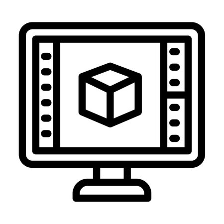 Product Design Vector Thick Line Icon For Personal And Commercial Use.の写真素材