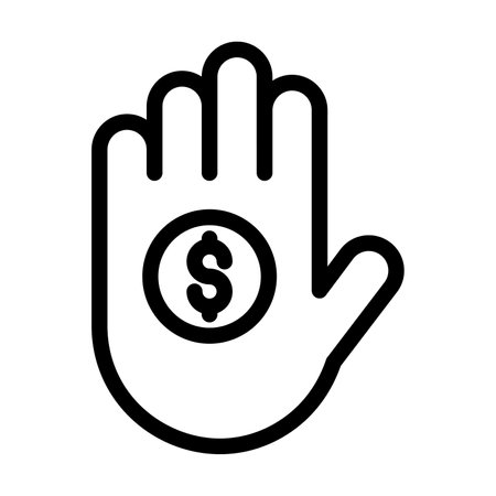 Tip Vector Thick Line Icon For Personal And Commercial Use.の写真素材