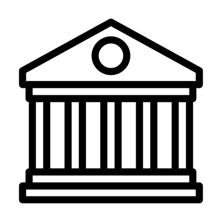 Governance Vector Thick Line Icon For Personal And Commercial Use.の写真素材