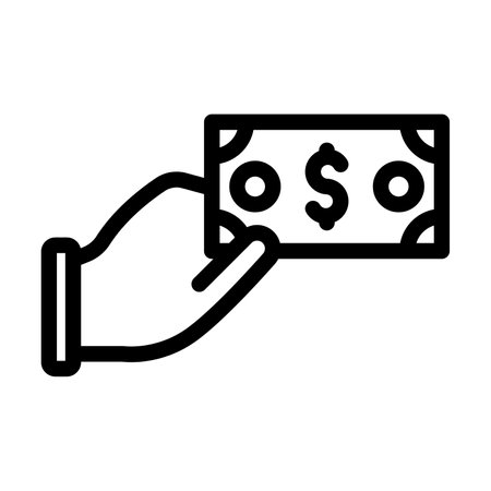 Payment Vector Thick Line Icon For Personal And Commercial Use.の写真素材