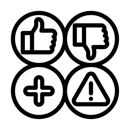 Swot Analysis Vector Thick Line Icon For Personal And Commercial Use.の写真素材