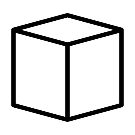 Box Vector Thick Line Icon For Personal And Commercial Use.の写真素材