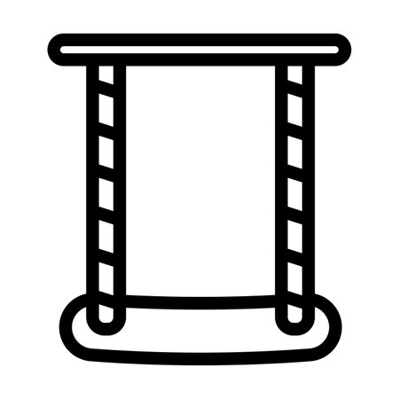 Swing Vector Thick Line Icon For Personal And Commercial Use.の写真素材