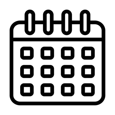 Calendar Vector Thick Line Icon For Personal And Commercial Use.の写真素材