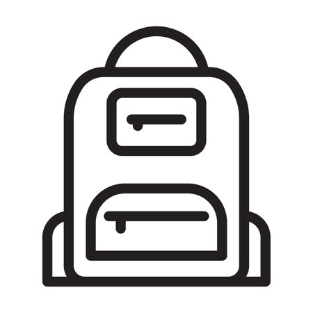 Bag Vector Thick Line Icon For Personal And Commercial Use.の写真素材