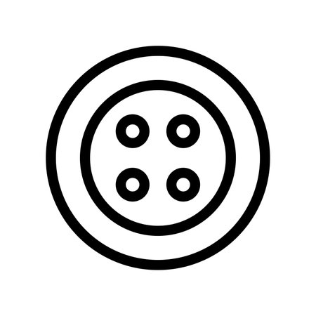 Button Vector Thick Line Icon For Personal And Commercial Use.の写真素材