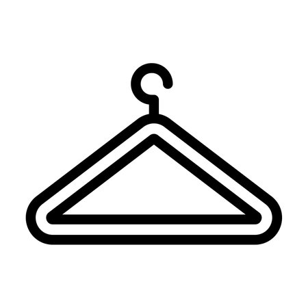 Hanger Vector Thick Line Icon For Personal And Commercial Use.の写真素材