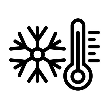Cooling Vector Thick Line Icon For Personal And Commercial Use.の写真素材