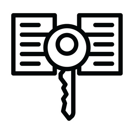 Encryption Vector Thick Line Icon For Personal And Commercial Use.の写真素材